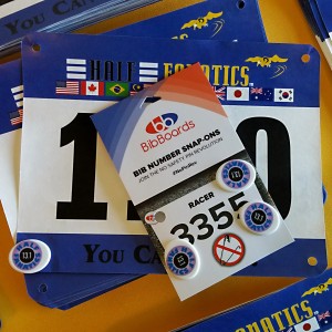 Databar Events - Store - Half Fanatic BibBoards Bib Number Snap-Ons